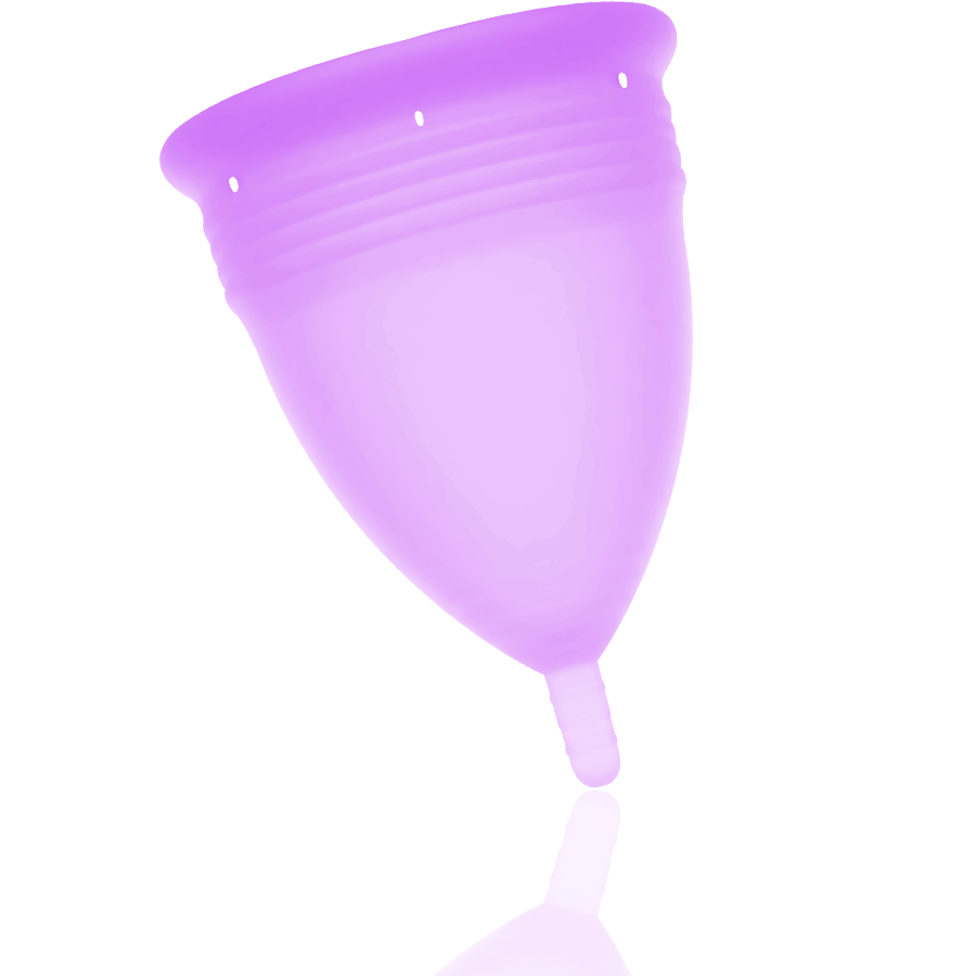 STERCUP - FDA SILIKONE MENSTRUATIONSKOP VIOLET - STØRRELSE S