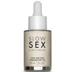BIJOUX - SLOW SEX MULTIFUNKTIONEL ILLUMINERENDE TØR OLIE 30 ML