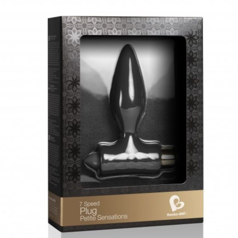 ROCKS-OFF - PETITE SENSATIONS ANALPLUG FOR BEGYNDERE - SORT