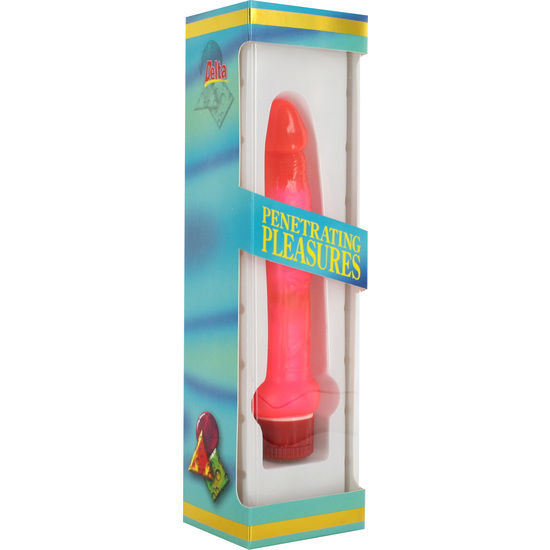 SYV KREATIONER - JELLY THIN PINK ANALVIBRATOR