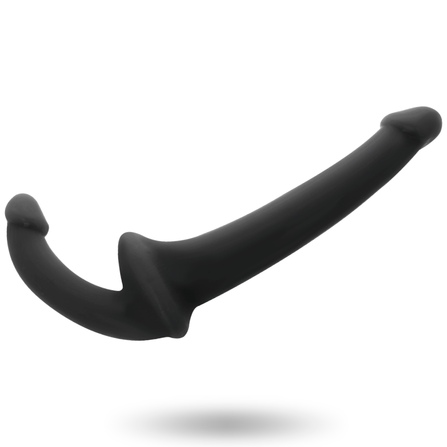 AFHÆNGIGE LEGETØJ - DILDO MED RNA UDEN UNDERTRYKNING SORT