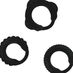 Addicted Toys - C-ringsæt sort