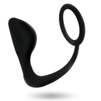 ADDICTED TOYS - ANALPLUG MED SORT PENISRING