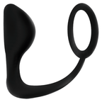 ADDICTED TOYS - ANALPLUG MED SORT PENISRING