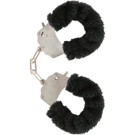 TOYJOY - PELZIGE SJOVE BONDAGE-HÅNDTAG SORT