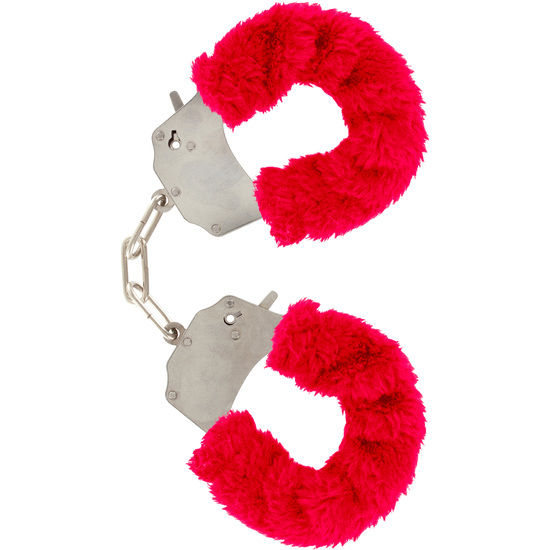 TOYJOY - PELZIGE SJOVE BONDAGE-HÅNDTAG RØDE
