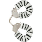 TOYJOY - PELZIGE SJOVE MANCHETTERS BONDAGE ZEBRA