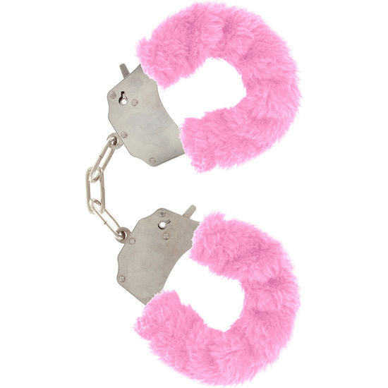 TOYJOY - PELZIGE SJOVE BONDAGE-HÅNDTAG PINK