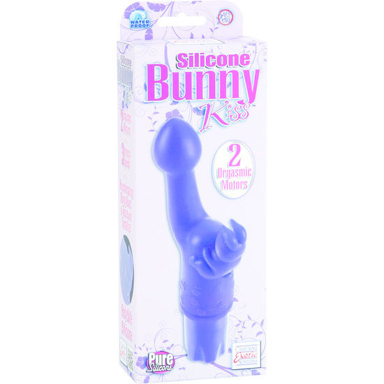 CALEXOTICS - KISS SILIKONE KANIN KISS LILLA