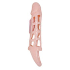BAILE - PENISFORLÆNGERHOLDER MED VIBRATION OG NATURLIG STROP 13,5 CM