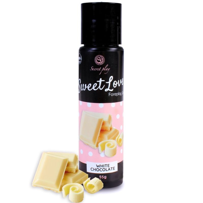 SECRETPLAY - GEL SWEET LOVE HVID CHOKOLADE 60 ML