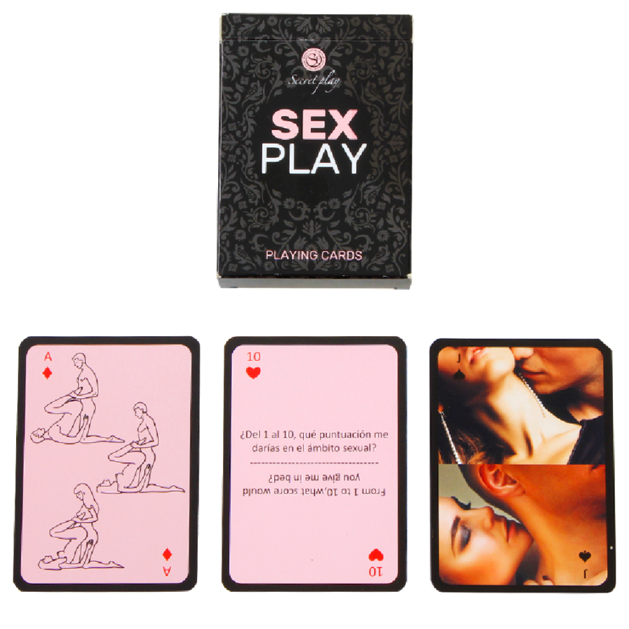 HEMMELIG SPIL - SEXSPIL OG SPILLEKORT (ES/EN)