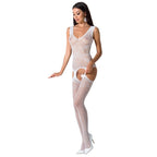 PASSION - KVINDE BS062 HVID BODYSTOCKING ÉN STØRRELSE