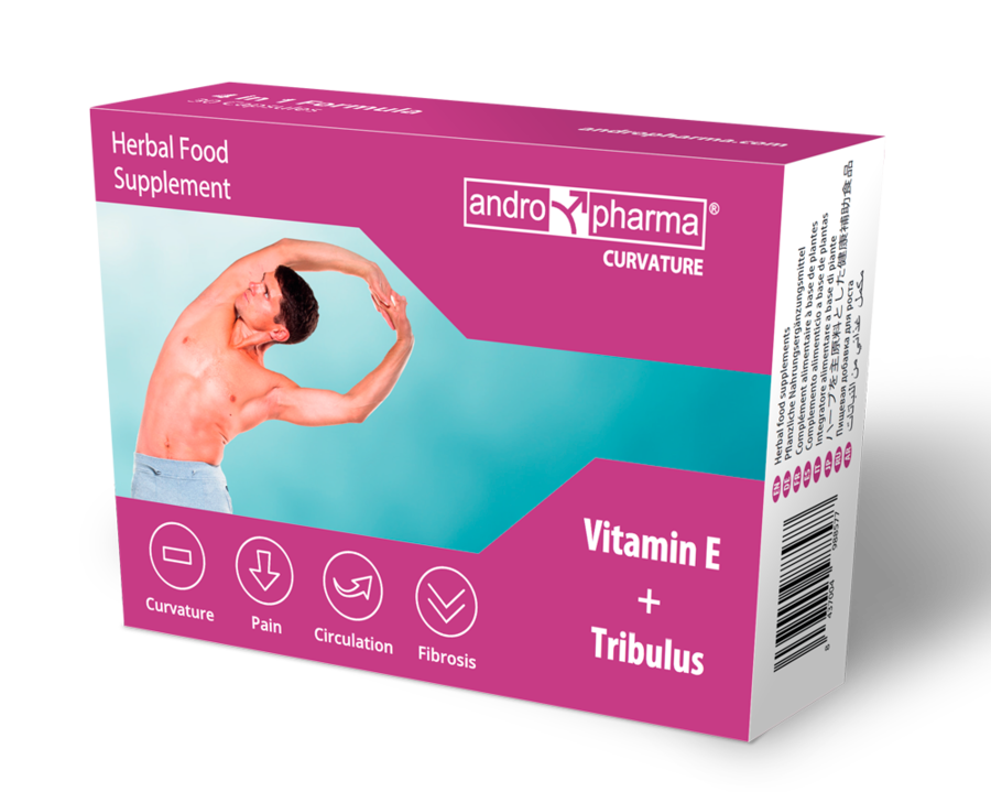 ANDROPHARMA - BEHANDLING MED KRUMMING AF PEYRONIE