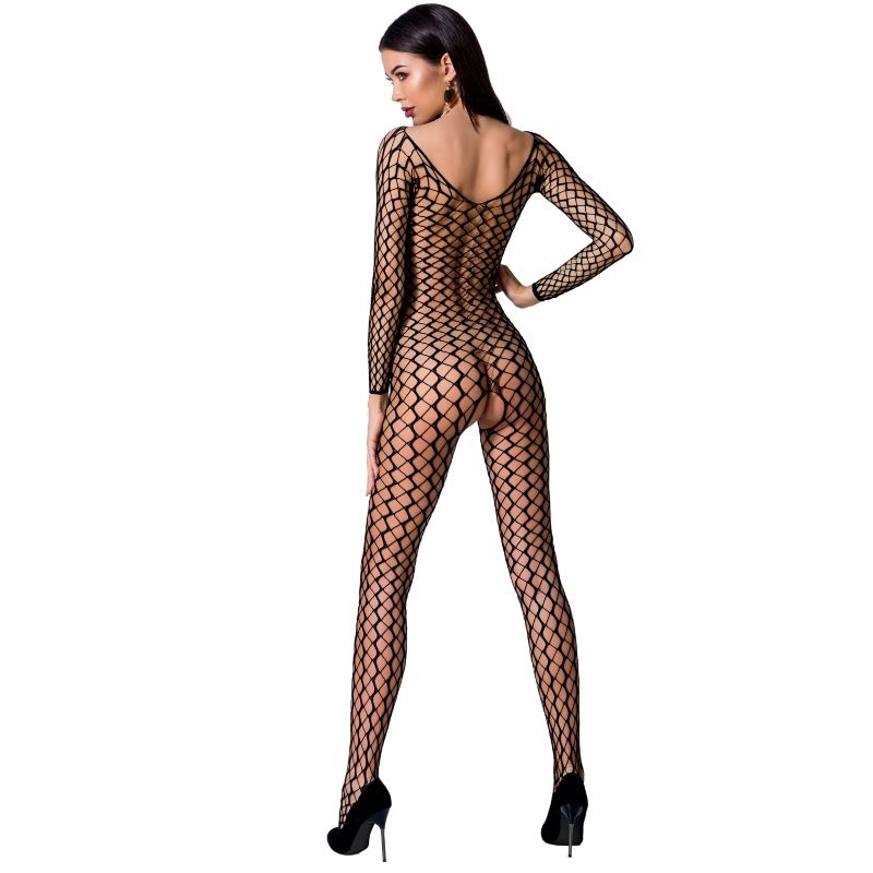 PASSION - KVINDE BS068 BODYSTOCKING SORT EN STØRRELSE