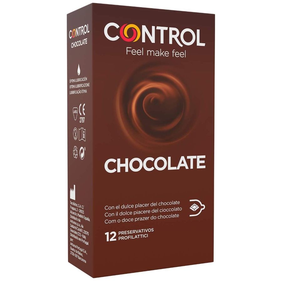 CONTROL - ADAPTA CHOKOLADEKONDOMER 12 STK.