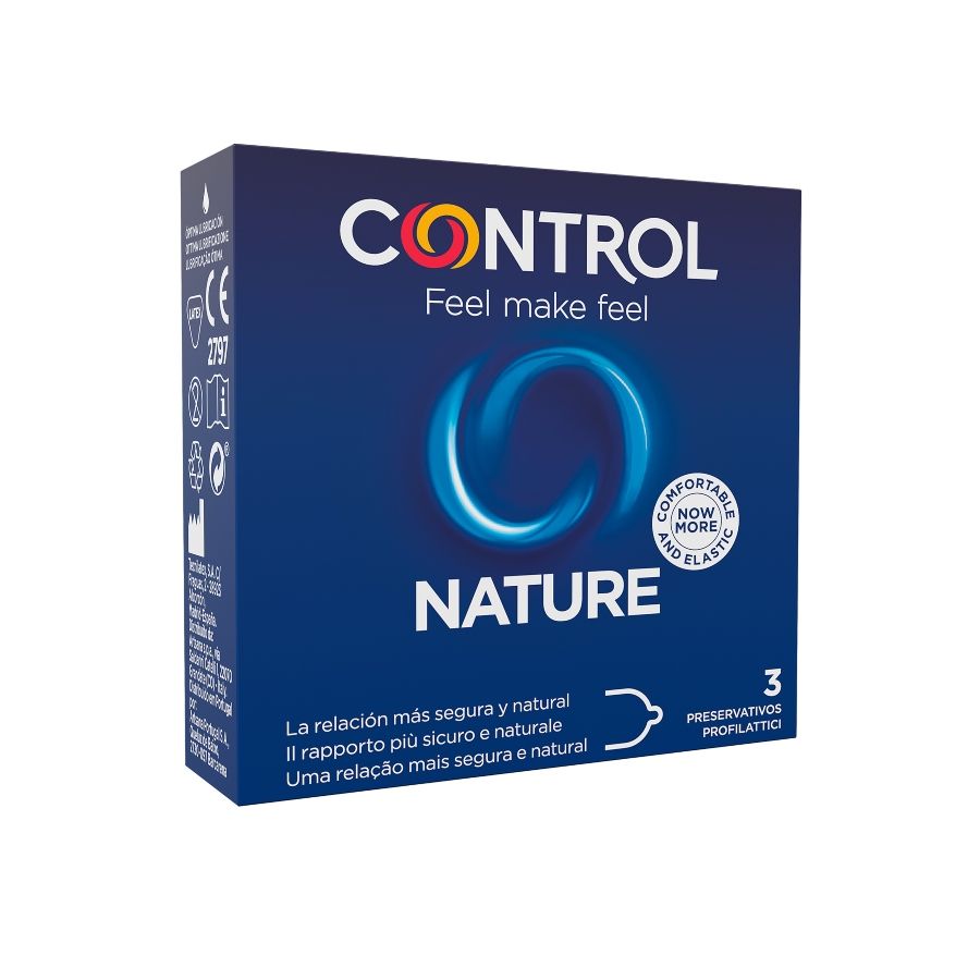 CONTROL - ADAPTA NATURE KONDOMER 3 ENHEDER