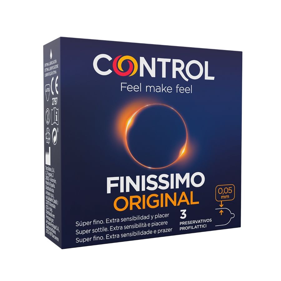 STYRING - FINISSIMO KONDOMER 3 ENHEDER