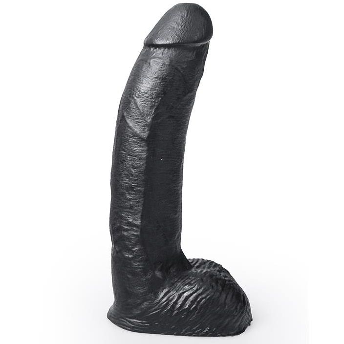HUNG SYSTEM - REALISTISK DILDO SORT FARVE GEORGE 22 CM