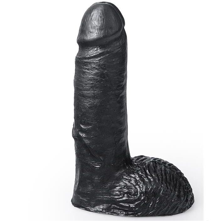 HUNG SYSTEM - REALISTISK DILDO SORT FARVE CESAR 19 CM