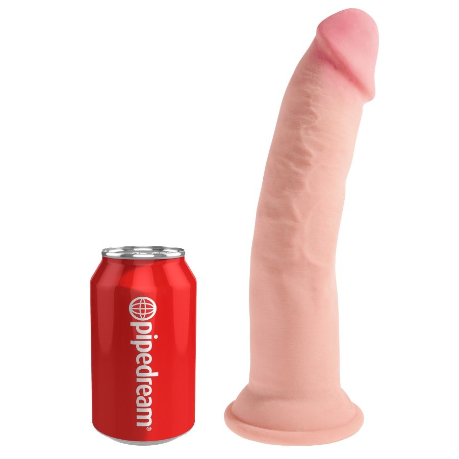 KING COCK - TRIPLE DESIGN DILDO 23 CM