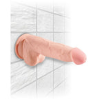 KING COCK - TRIPLE DESIGN DILDO 14 CM