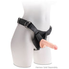KING COCK - TRIPLE DESIGN DILDO 14 CM
