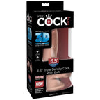 KING COCK - TRIPLE DESIGN DILDO 14 CM