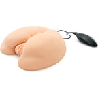 ACT - LIDERSKE KNEPPES ANAL OG VAGINA MASTURBATOR MED VIBRATOR