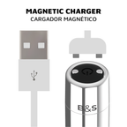 SORT & SØLV - KAILAN 2 SØLV VIBRERENDE MAGNETISK KUGLEKUL