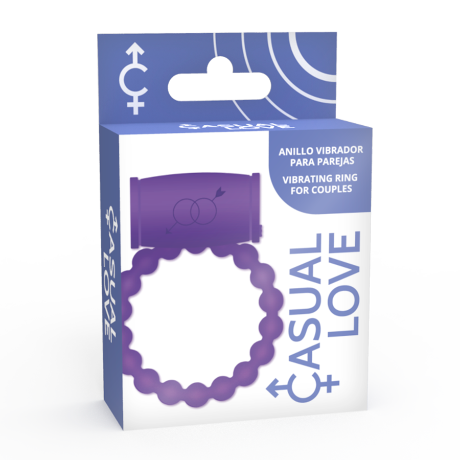 CASUAL LOVE - 25 PARVIBRATORRINGE VIOLET