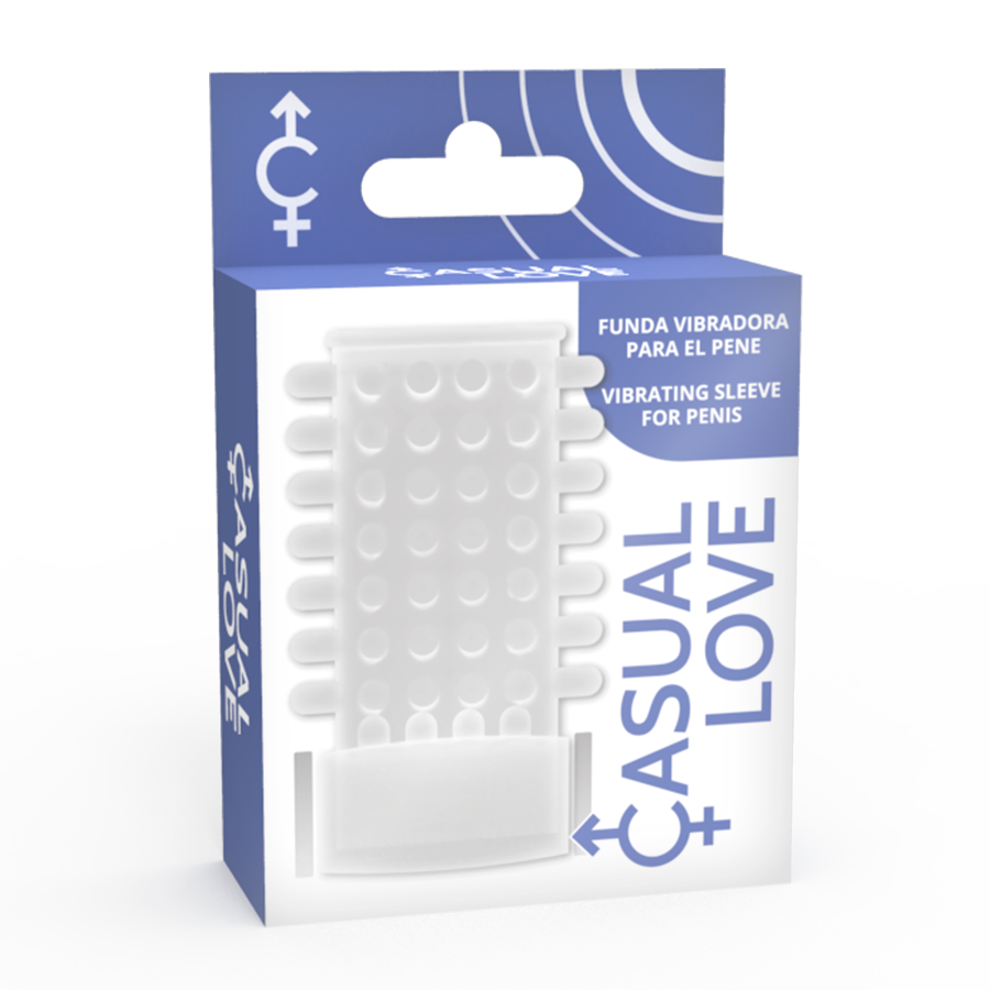 CASUAL LOVE - RING VIBRERENDE ÆRME TRANSPARENT