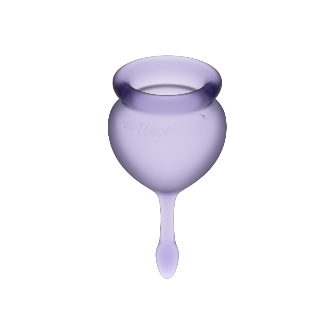 SATISFYER - FEEL GOOD MENSTRUATIONSKOP LILLA 15 + 20 ML