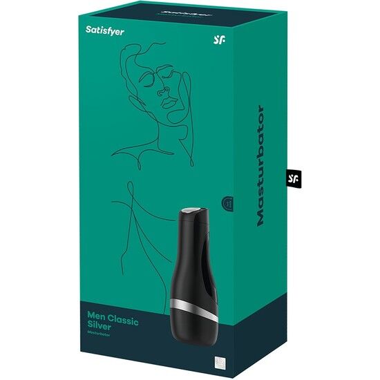 SATISFYER - MEN MASTURBATOR CLASSIC SILVER