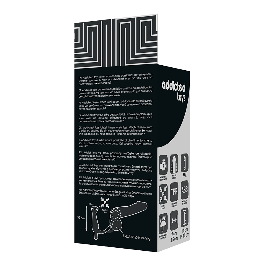 ADDICTED TOYS - VIBRATOR PROST TICO SORT 10 CM