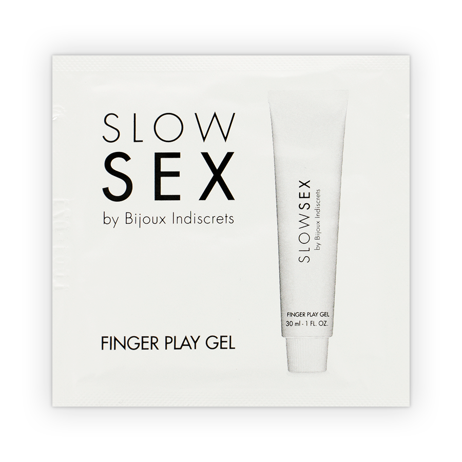BIJOUX - SLOW SEX MASSAGE GEL MED FINGERPLAY ENKELT DOSIS
