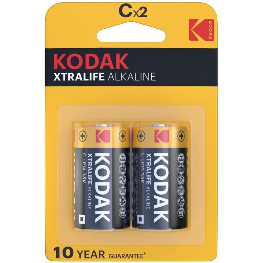 KODAK - XTRALIFE ALKALINE BATTERIER CX 2 ENHEDER