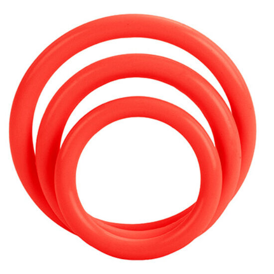 CALEXOTICS - TRI-RINGS SÆT RØD