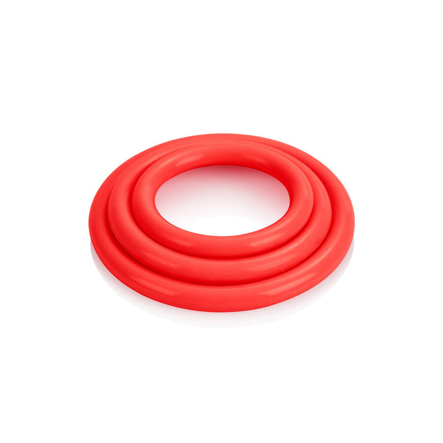 CALEXOTICS - TRI-RINGS SÆT RØD