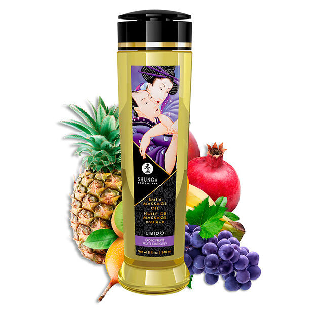 SHUNGA - EROTISK MASSAGEOLIE LIBIDO 240 ML