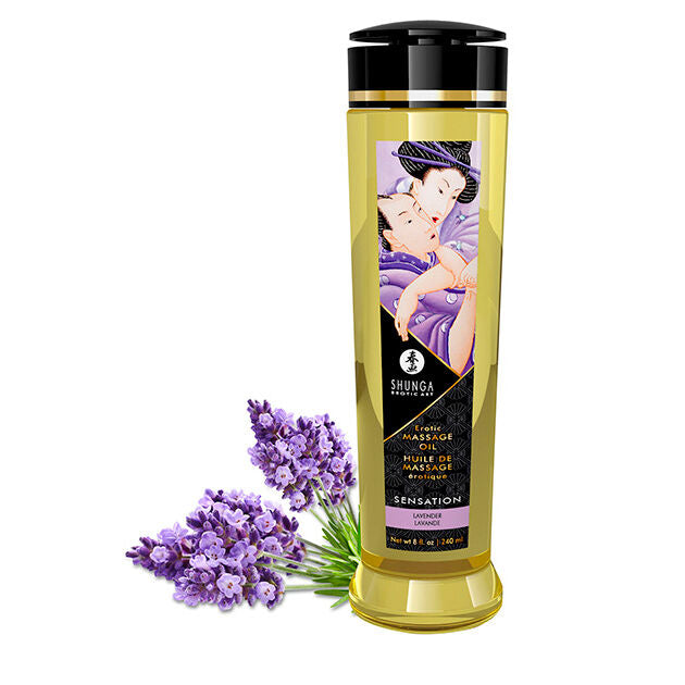 SHUNGA - SENSATION EROTISK MASSAGEOLIE 240 ML