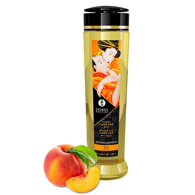 SHUNGA - STIMULERENDE EROTISK MASSAGEOLIE 240 ML