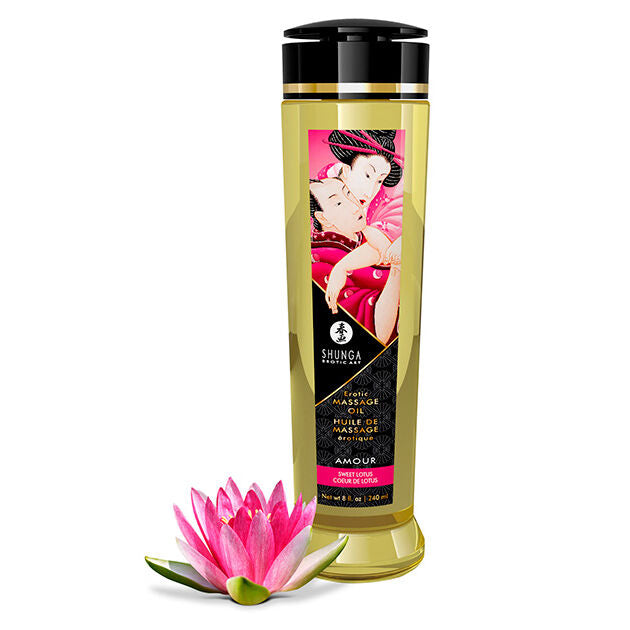 SHUNGA - EROTISK KÆRLIGHEDSMASSAGEOLIE 240 ML