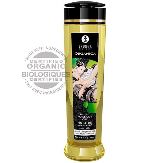SHUNGA - NATURLIG ØKOLOGISK MASSAGEOLIE 240 ML