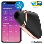 SATISFYER - KÆRLIGHEDSTREKANT LUFTPULS STIMULATOR & VIBRATOR SORT