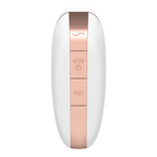 SATISFYER - LOVE TRIANGLE AIR PULSE STIMULATOR & VIBRATOR WHITE