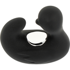 BLACK&SILVER - DUCKYMANIA GENOPLADELIG SILIKONE STIMULERENDE ANDE FINGERBØLG