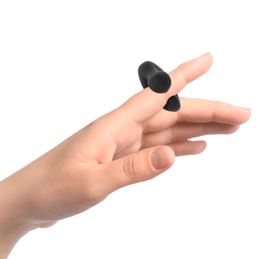 BLACK&SILVER - DUCKYMANIA GENOPLADELIG SILIKONE STIMULERENDE ANDE FINGERBØLG