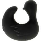 BLACK&SILVER - DUCKYMANIA GENOPLADELIG SILIKONE STIMULERENDE ANDE FINGERBØLG