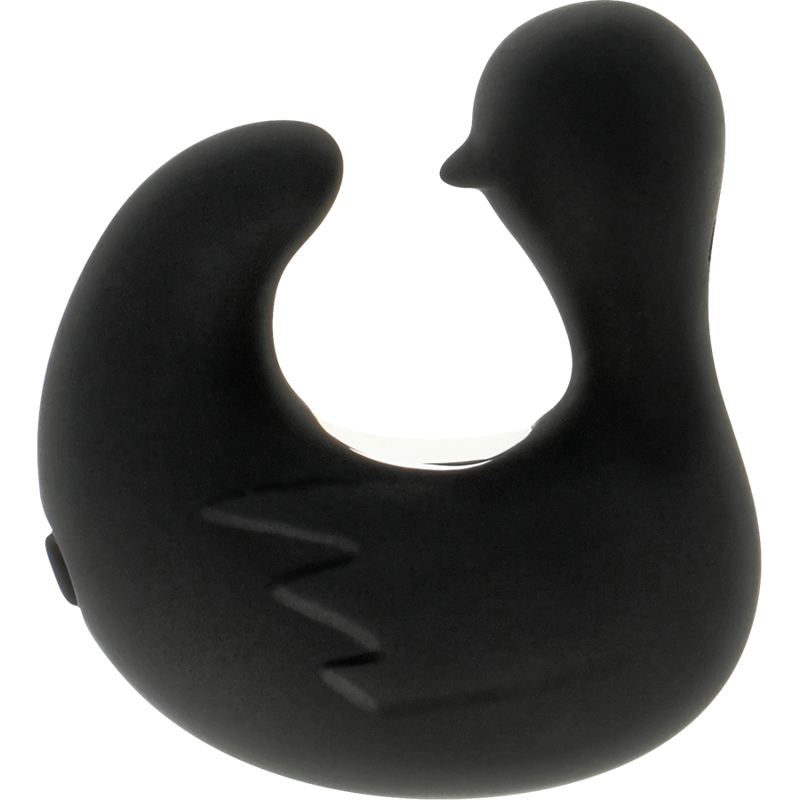 BLACK&SILVER - DUCKYMANIA GENOPLADELIG SILIKONE STIMULERENDE ANDE FINGERBØLG